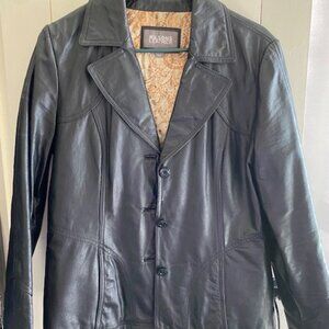 Vintage Black Leather Jacket